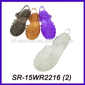 colorful fashion kids jelly sandals bling sandals kid sandal